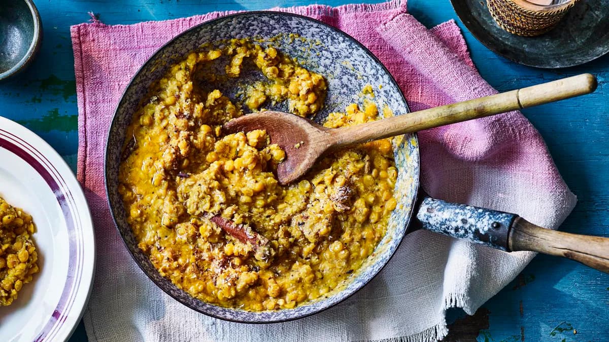 Cholar Dal: The Festive Lentil with Coconut Bites