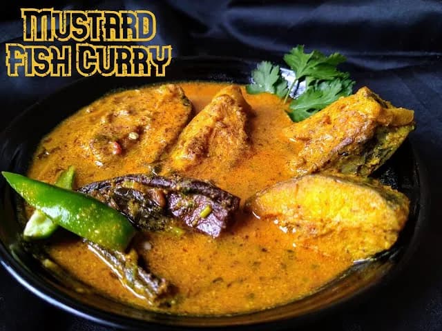 Macha Besara: Fish in Pungent Mustard Gravy