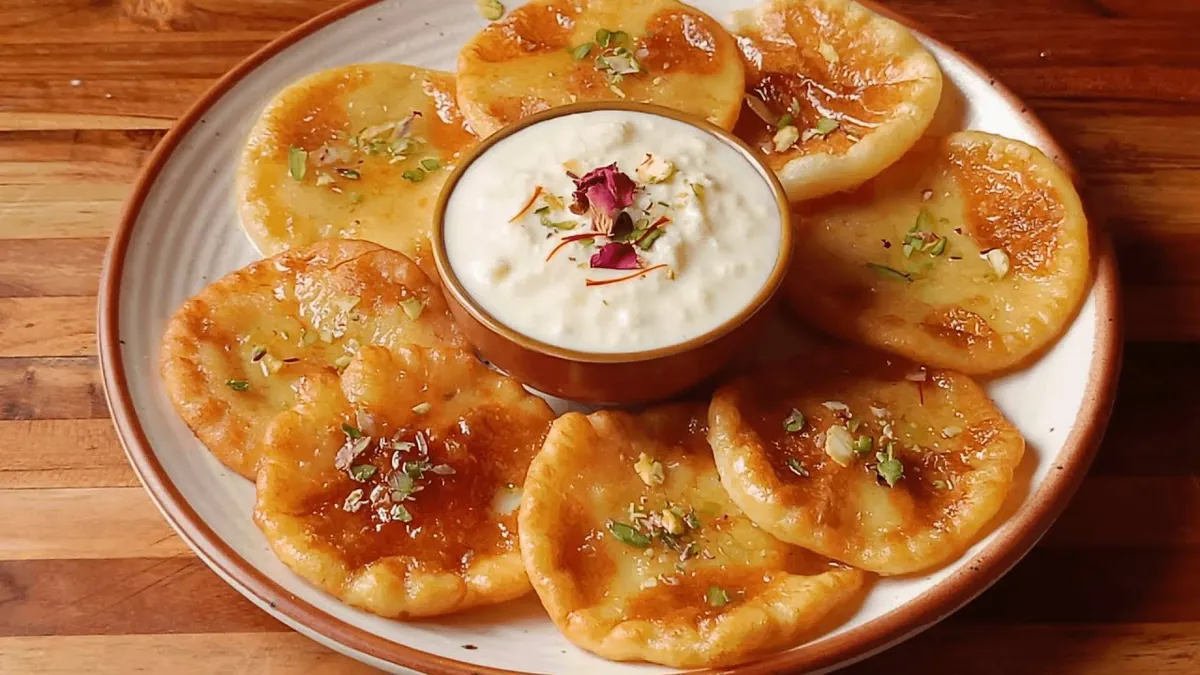 Malpua with Rabdi: Indori Street Style