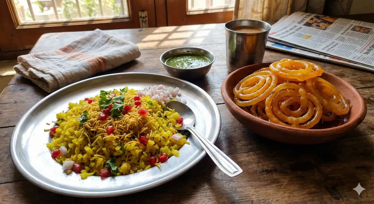 Poha Jalebi